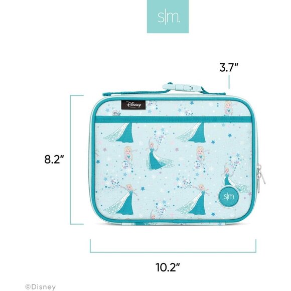 🆕 Girls Pink Reusable Insulated Bag Toddler Meal Containers Interior Pockets - Picture 4 of 6